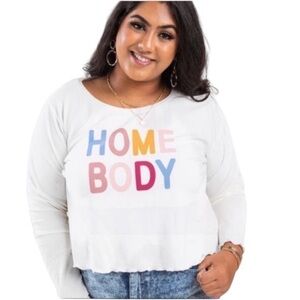 Francesca's Homebody Colorful Top Size 1X New With Tags.